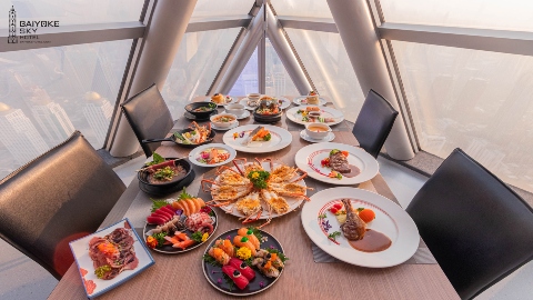 泰國-曼谷彩虹雲霄酒店餐券 Baiyoke Sky Hotel| 含景觀台門票